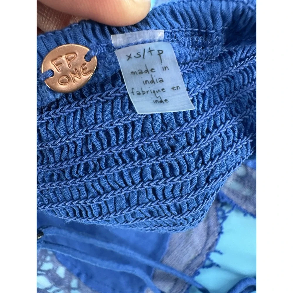 NWTFree People Intimately FP Adella Longline Lace Teal Blue‎ Bralette W's Sz XS